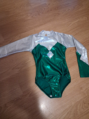 Girls green silver long - green,