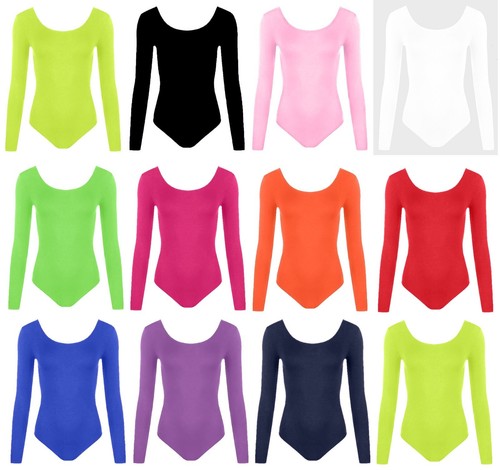 Girls plain stretch - plain, long