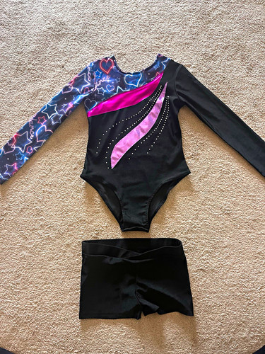 Girls long sleeve gymnastics - girls,