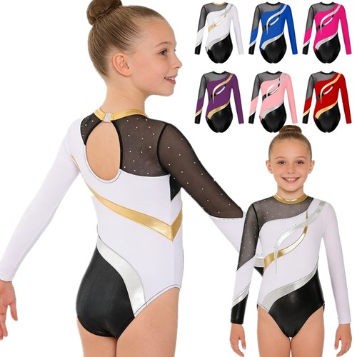 Girls one piece gymnastics - uk, one-piece