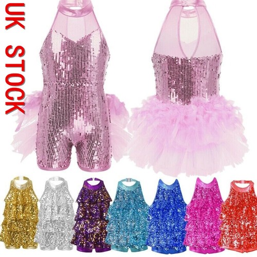 Kids girls sequins latin - uk,