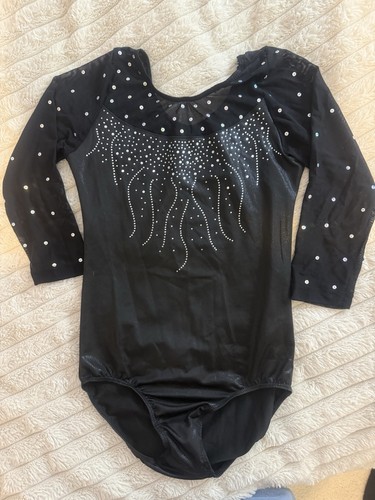 Girls black sequin and - black,