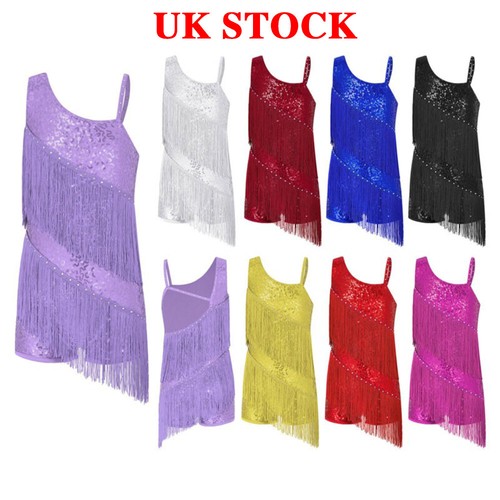 Kids girls sequins tassel - uk,