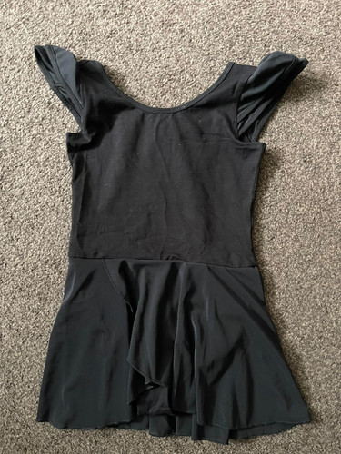 Girls black dance leotard with - leotard,