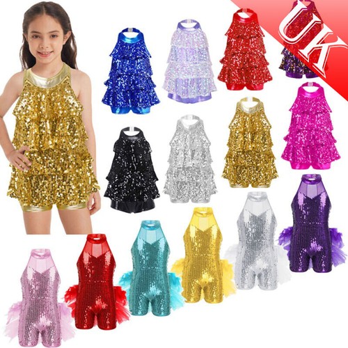 Girls sparkly sequins dance - girls,