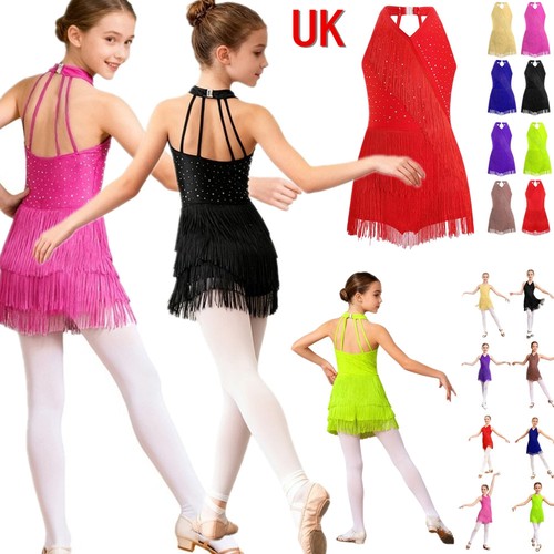 Girls sleeveless latin - uk,