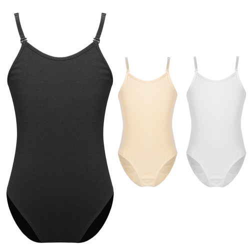 Girls kids sleeveless leotards - sleeveless,
