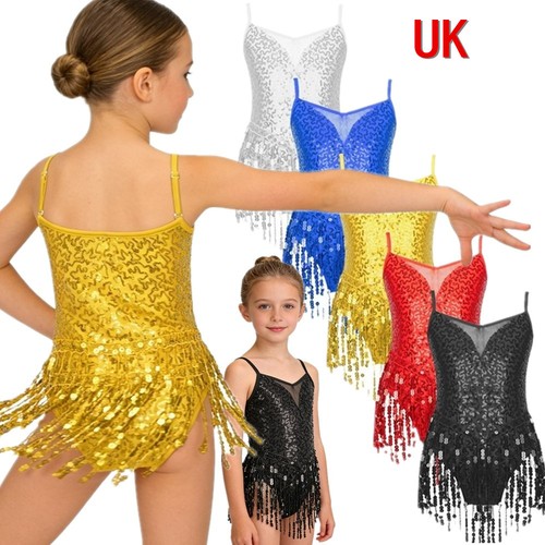 Kid girls sequins tassel - uk,