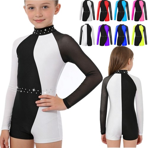 Girls long sleeve unitard - uk,