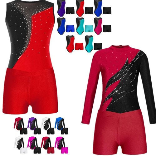 Girls sleeveless gymnastics - girls,