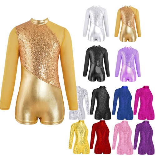 Girls sequins gymnastic - girls,